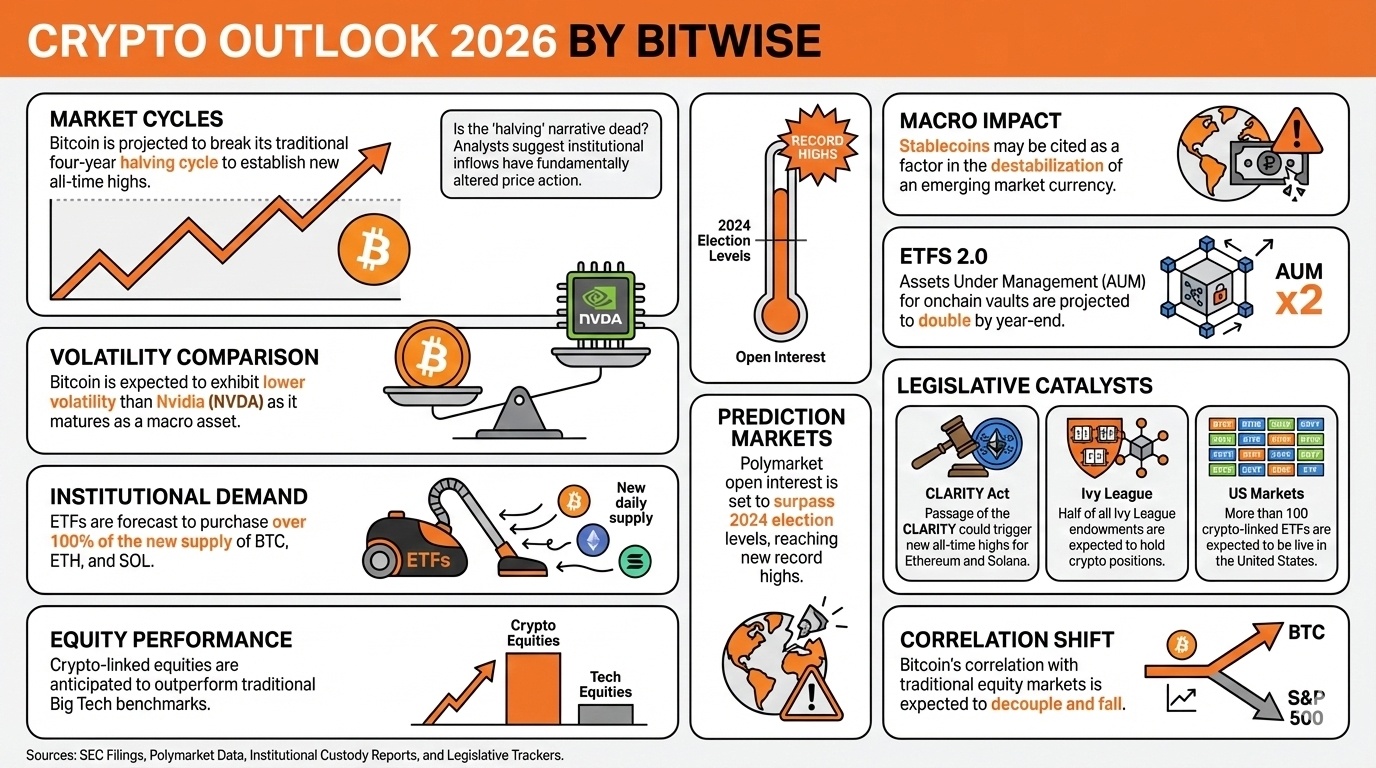 Bitwise Unloads 10 Predictions: 'Bulls Will Win out' Across Bitcoin, Altcoins, Crypto ETFs Bitwise Unloads 10 Predictions: 'Bulls Will Win out' Across Bitcoin, Altcoins, Crypto ETFs