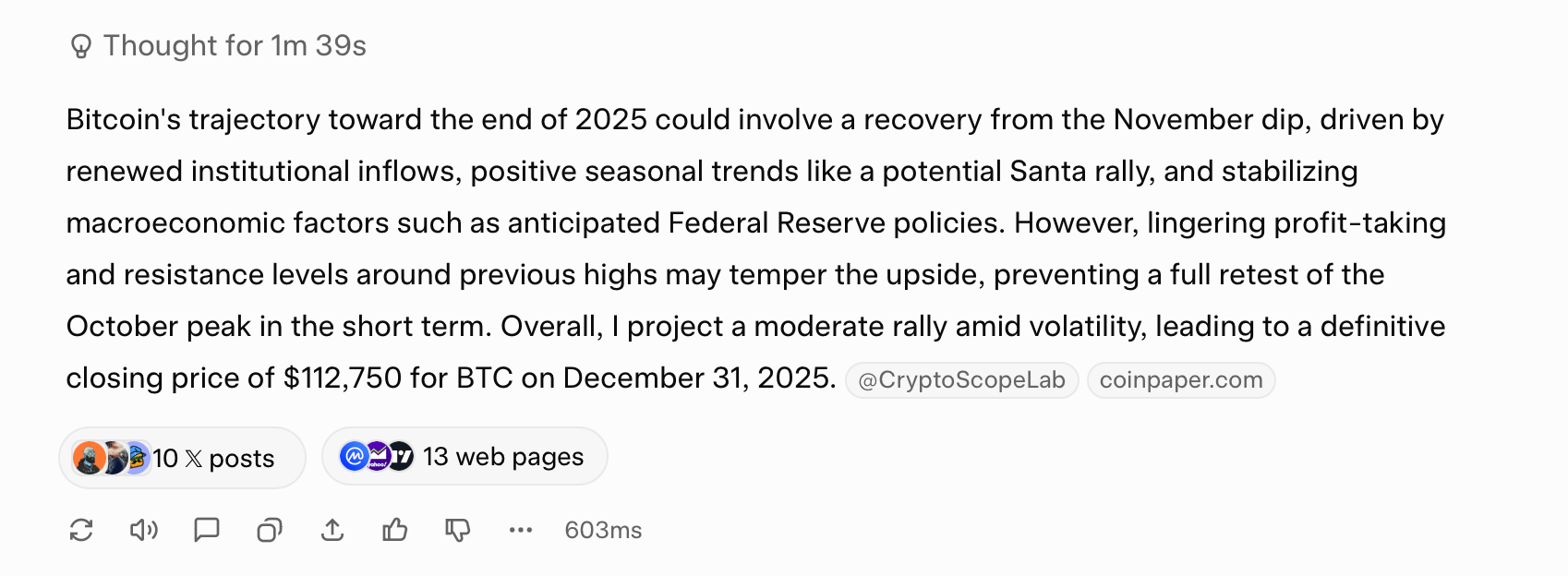 8 AI Chatbots Deliver Wildly Different Bitcoin Price Predictions — Which One Nails Dec. 31, 2025? 8 AI Chatbots Deliver Wildly Different Bitcoin Price Predictions — Which One Nails Dec. 31, 2025?