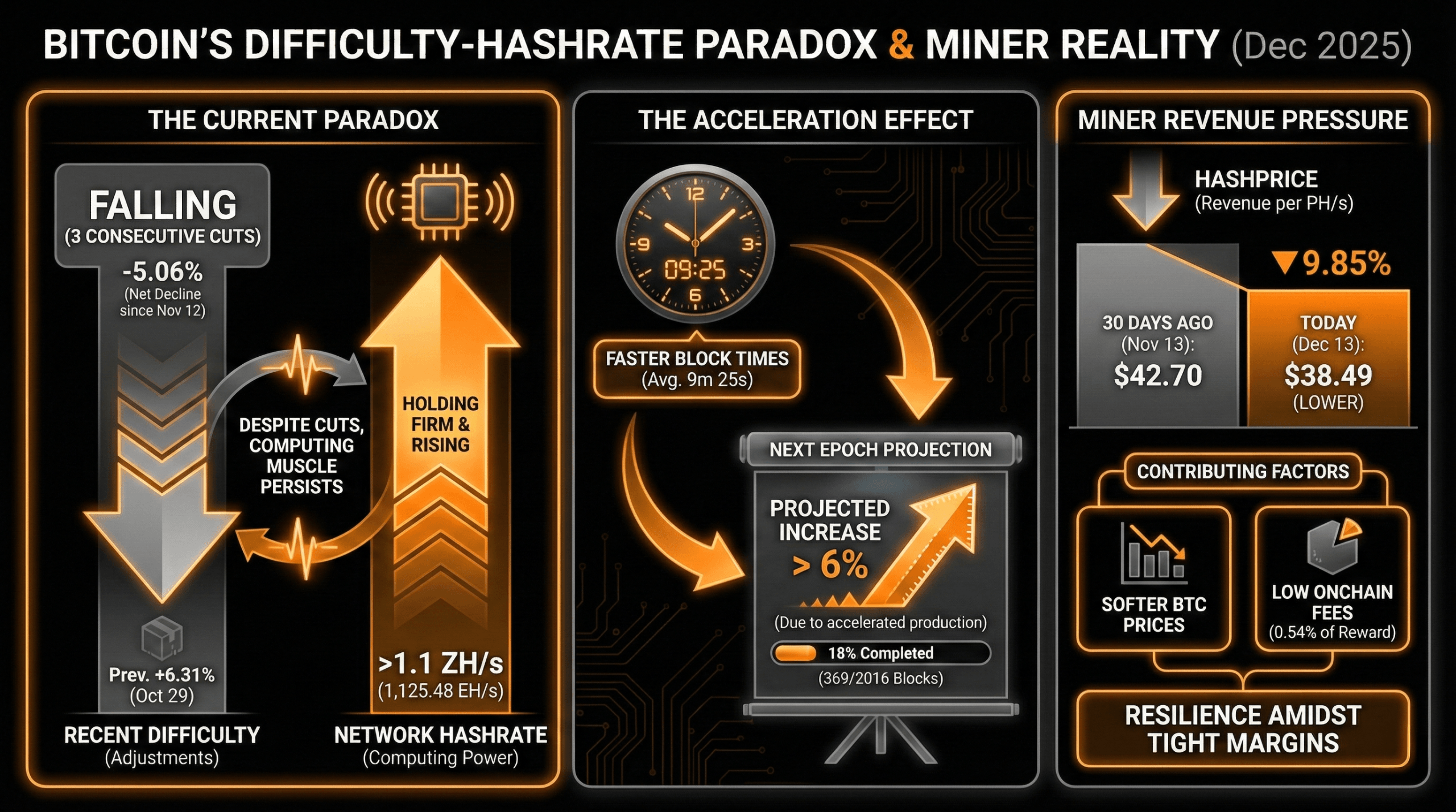 ビットコインのマイニング収益は依然として薄いまま — しかしハッシュレートは微動だにしない - Bitcoin News