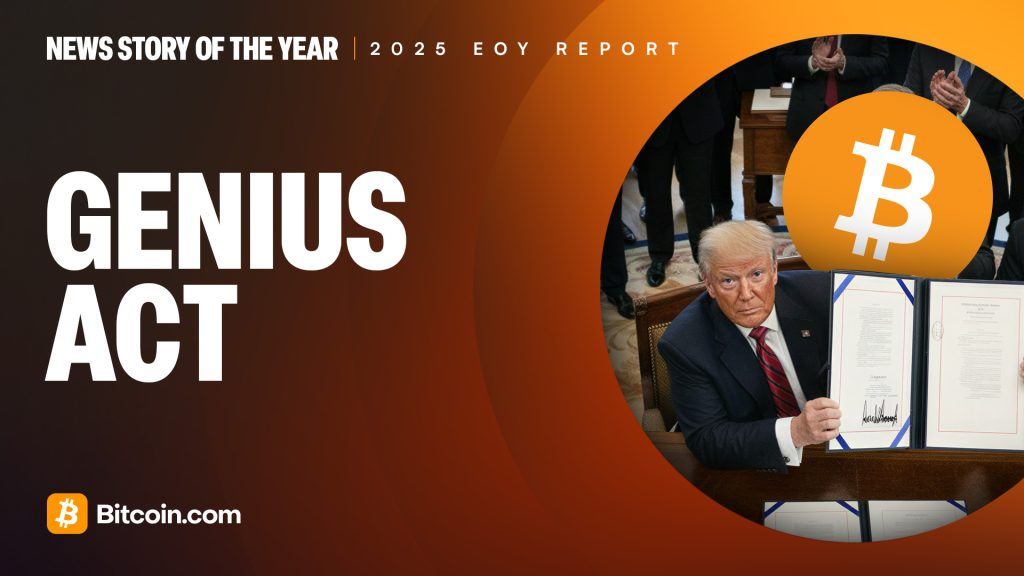 2025 End of Year Report News Story of the Year GENIUS Act