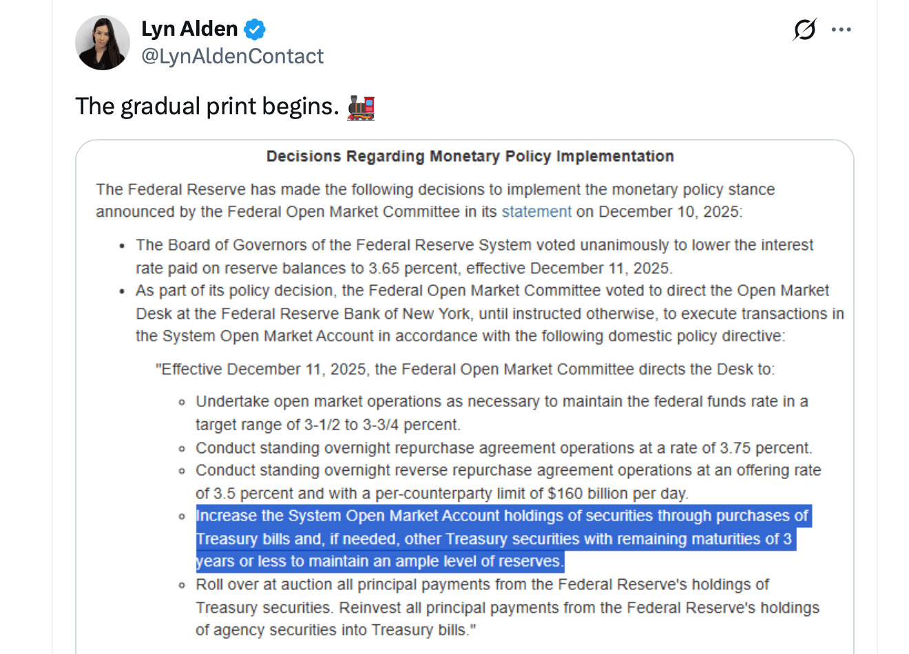 Penganalisis Pasaran Lyn Alden Menjelaskan Mengapa Fed Mungkin Dipaksa ke Pencetakan Kekal Penganalisis Pasaran Lyn Alden Menjelaskan Mengapa Fed Mungkin Dipaksa ke Pencetakan Kekal
