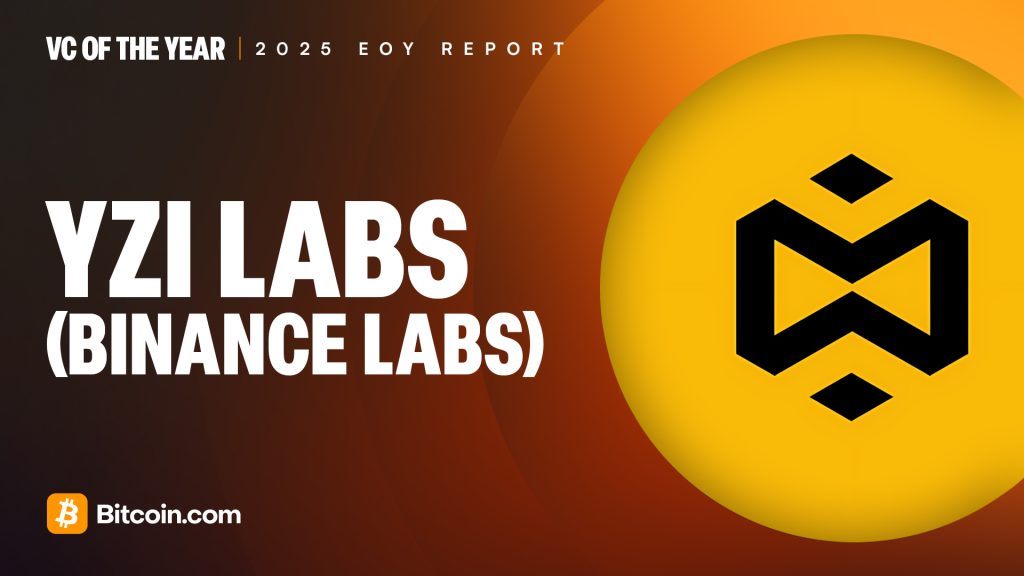2025 End of Year Report VC of the Year YZi Labs