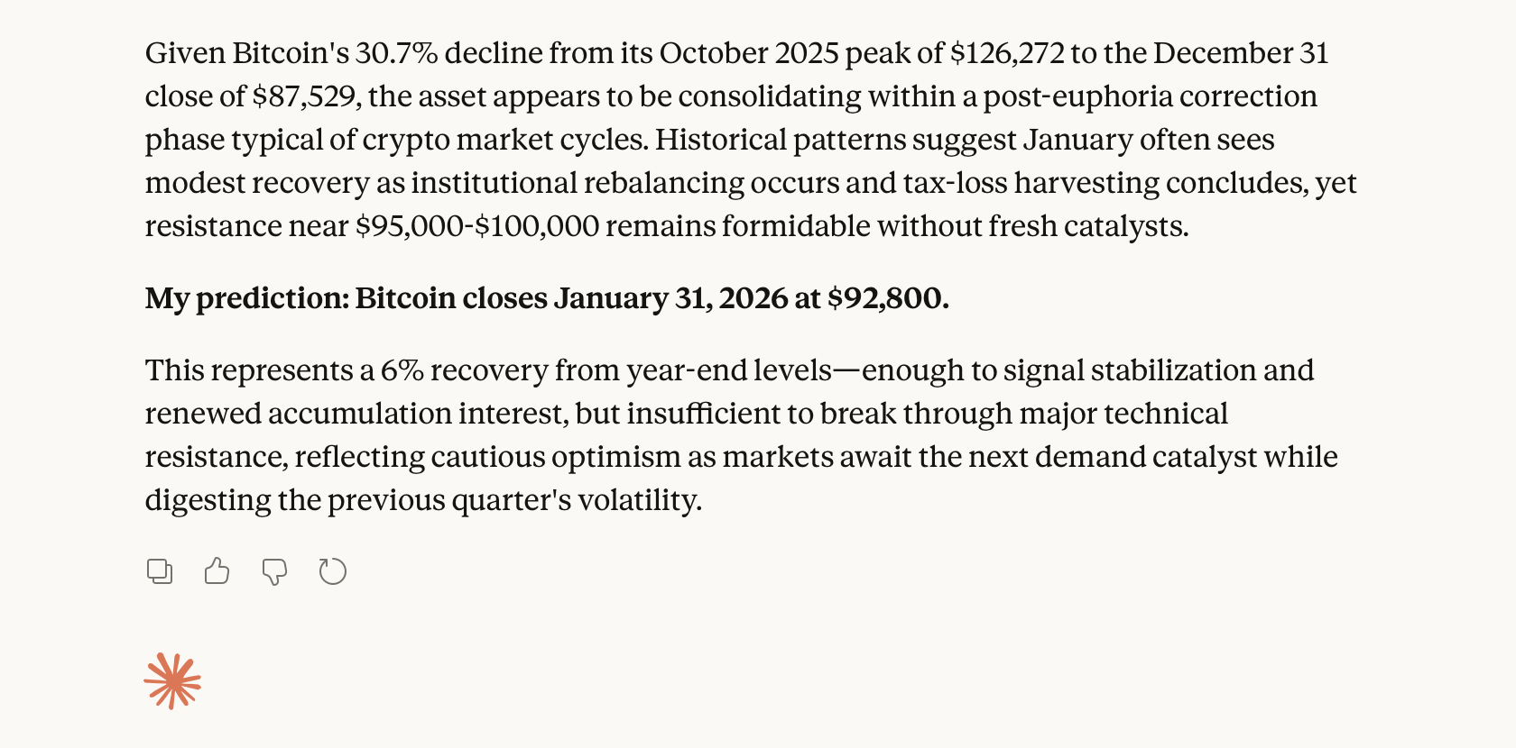 ビットコインは1月末までに10万ドルを取り戻せるか？8つのAIチャットボットが全く異なる予測を提供 - Bitcoin News