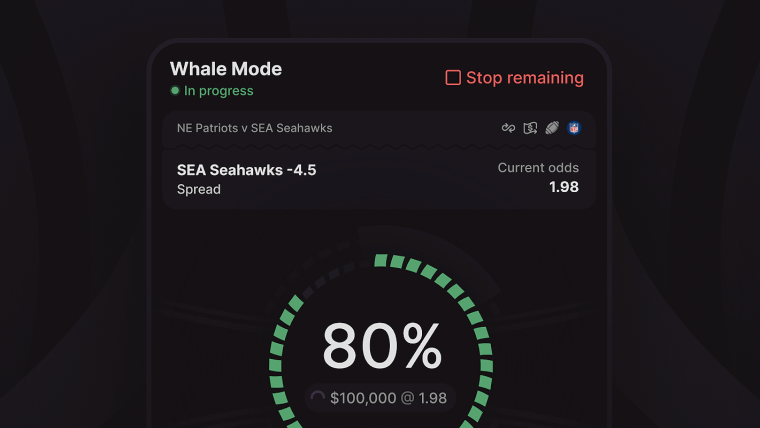 Cloudbet Introduces Whale Mode, a First-of-Its-Kind Automated Position Builder for Sports Betting
