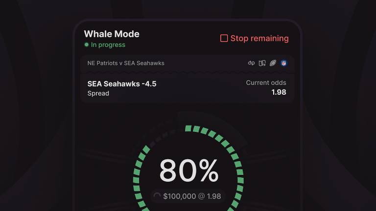 Cloudbet Introduces Whale Mode, a First-of-Its-Kind Automated Position Builder for Sports Betting