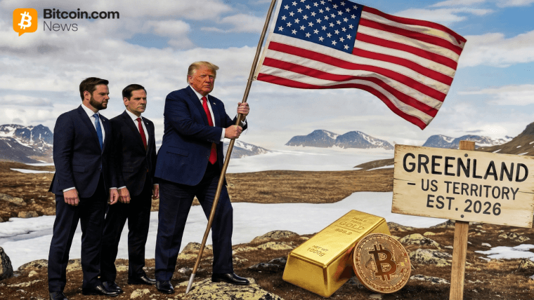 Gold Breaks Records, Bitcoin Nosedives After Trump’s Renewed Greenland Annexation Push