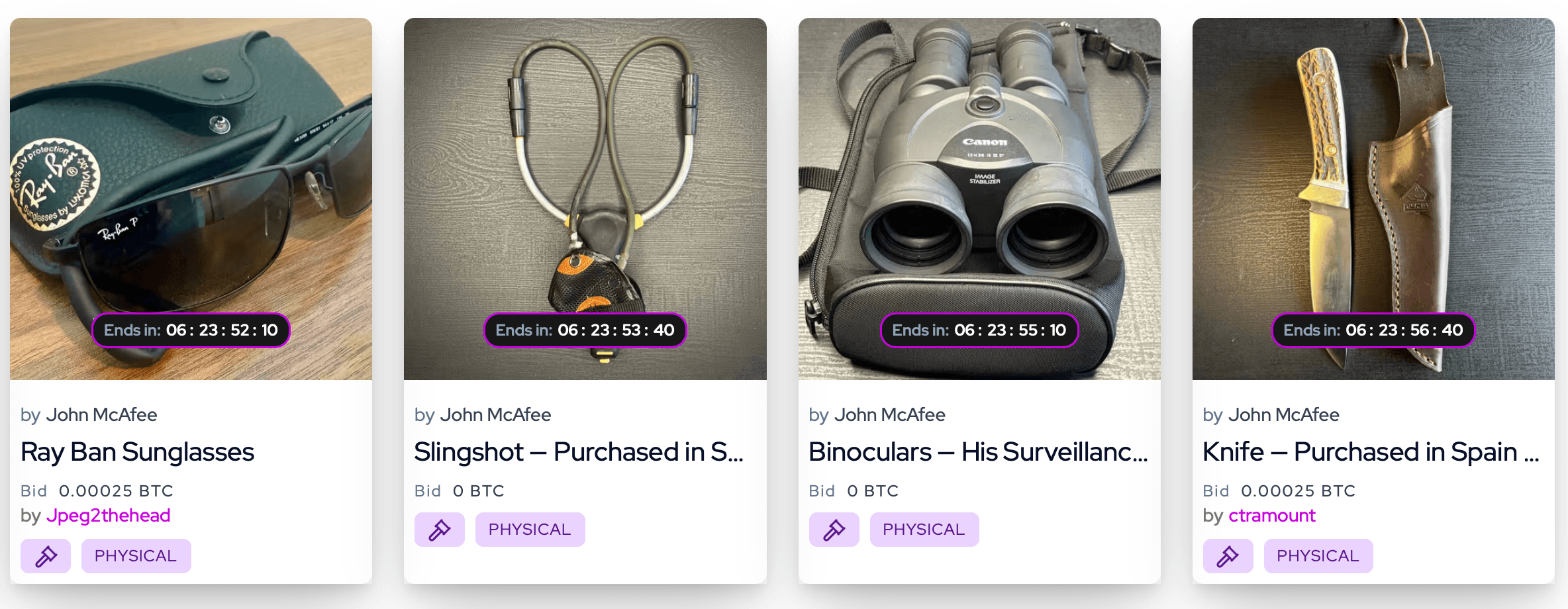 От тюремной бритвы до паспорта: дикие личные вещи Джона Макафи выходят на аукцион От тюремной бритвы до паспорта: дикие личные вещи Джона Макафи выходят на аукцион