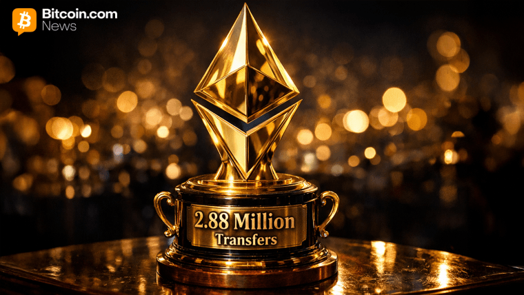 Ethereum Daily Transaction Count Hits Record High While Fees Stay Flat