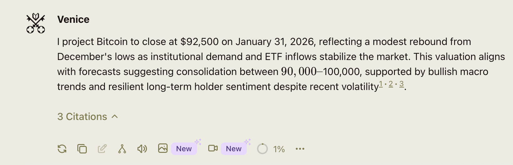 Dapatkah Bitcoin Kembali ke $100K pada Akhir Januari? 8 Chatbot AI Menawarkan Prediksi yang Sangat Berbeda Dapatkah Bitcoin Kembali ke $100K pada Akhir Januari? 8 Chatbot AI Menawarkan Prediksi yang Sangat Berbeda