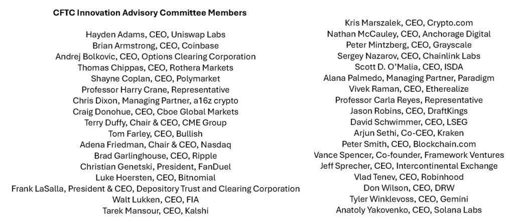 CFTC Unveils All-Star Committee—Ripple and Coinbase Join Elite Roster Fueling Crypto Regulatory Breakthrough