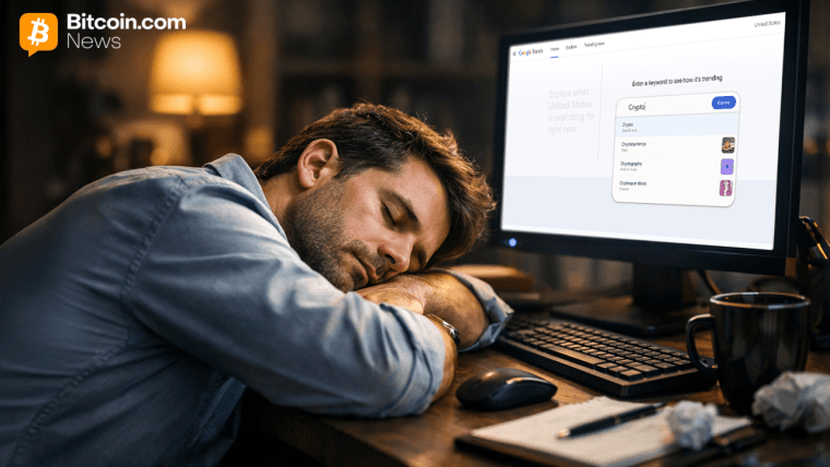 Google Trends Data Shows Crypto Interest Slumps as Market Pulls Back