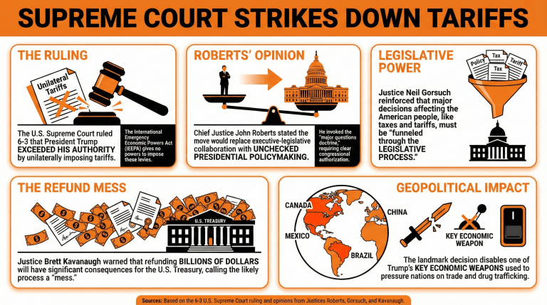 US Supreme Court Strikes Trump's IEEPA Tariffs Down, Refund Process to Be a 'Mess'