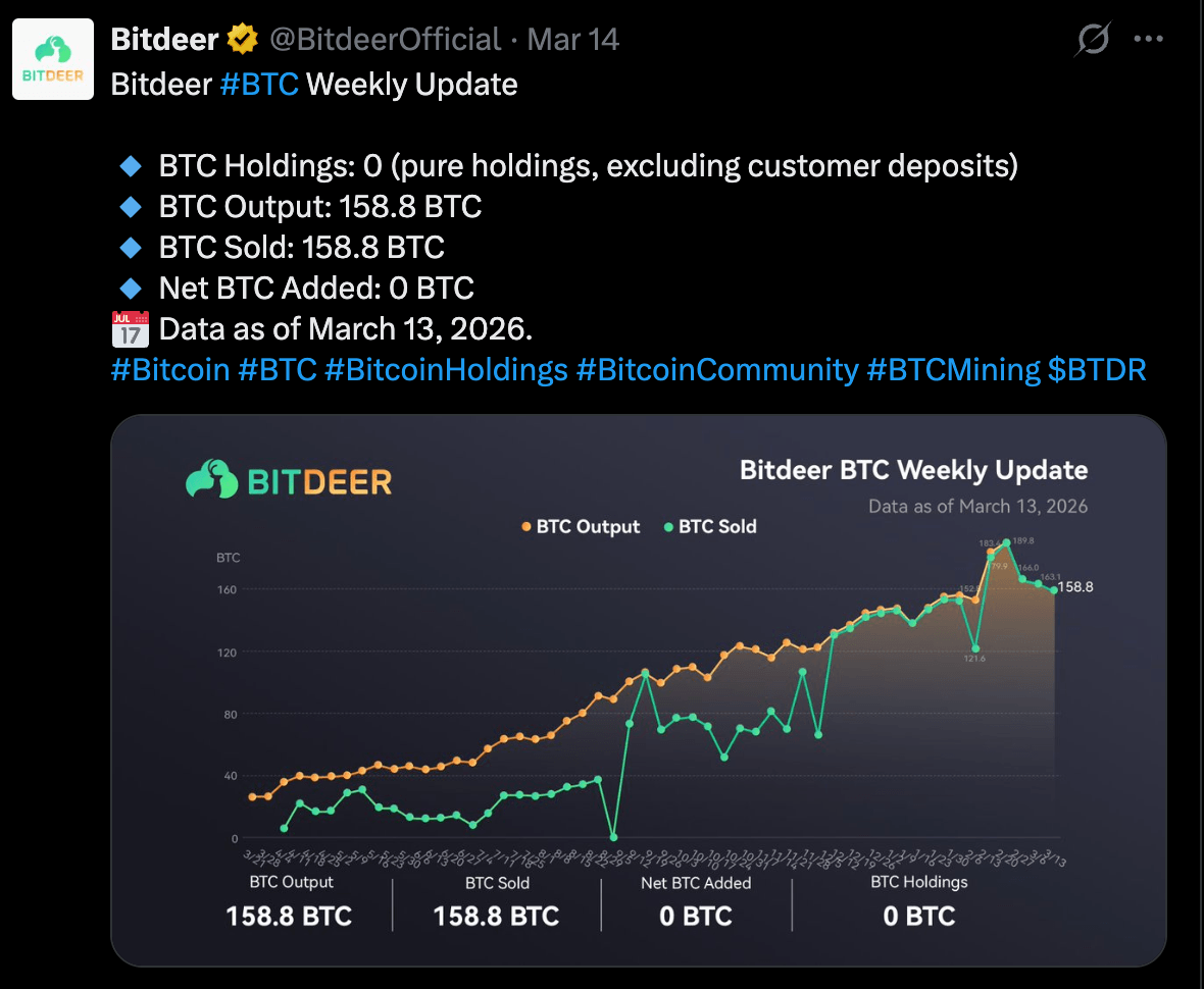Bitdeer Stock Jumps 9.8% as New LTC/DOGE Miner Debuts