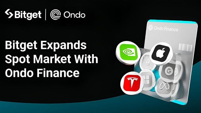 Bitget Expands Spot Market With Ondo Tokenized Stocks, ETFs and Precious Metals