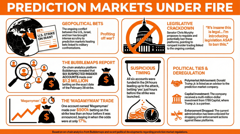 Regulators Target Prediction Markets Following Insider Trading Claims on Iran War Bets