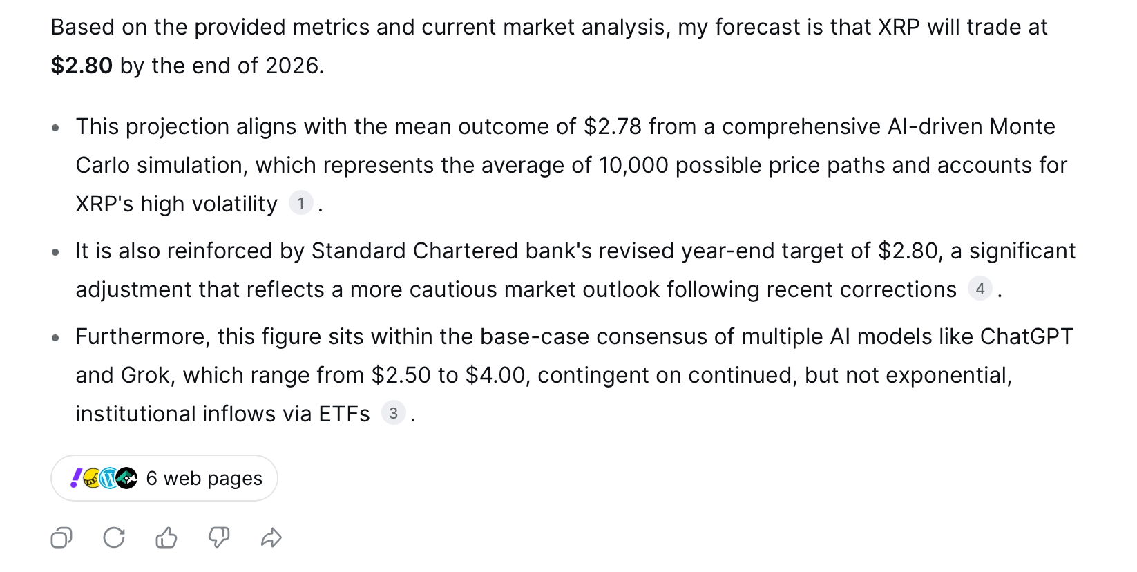 13 AI Models Predict XRP’s 2026 Price—ChatGPT, Grok, Claude, and Gemini Reveal Their Forecasts 13 AI Models Predict XRP’s 2026 Price—ChatGPT, Grok, Claude, and Gemini Reveal Their Forecasts