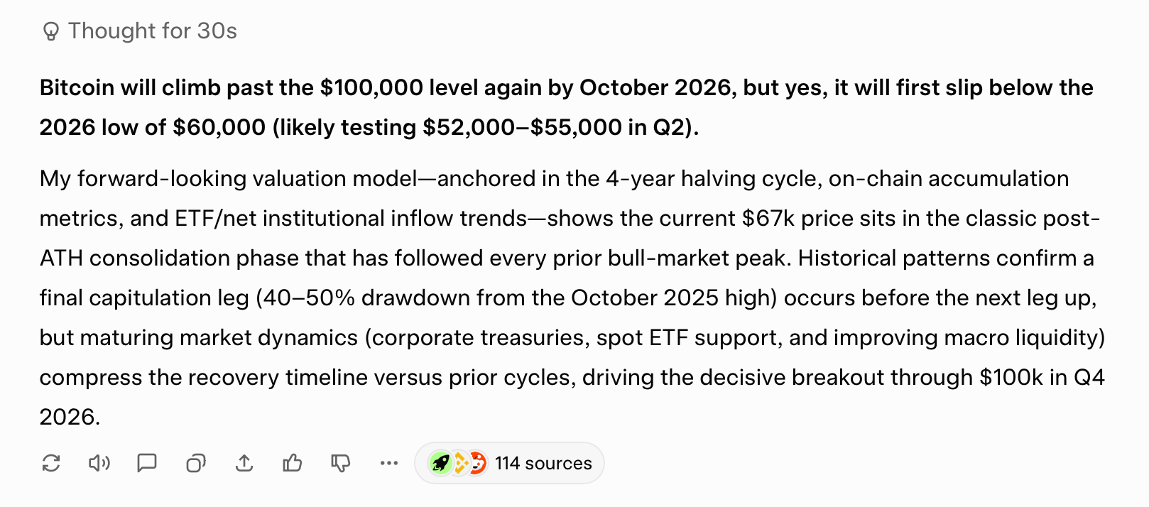 Grok, Claude, Qwen, ChatGPT, and More: 8 AI Models Lay out Bitcoin’s Next Price Path Grok, Claude, Qwen, ChatGPT, and More: 8 AI Models Lay out Bitcoin’s Next Price Path