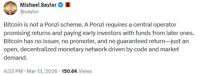 Michael Saylor Slams Boris Johnson's Bitcoin Ponzi Allegation as £20K Loss Story Surfaces Michael Saylor Slams Boris Johnson's Bitcoin Ponzi Allegation as £20K Loss Story Surfaces