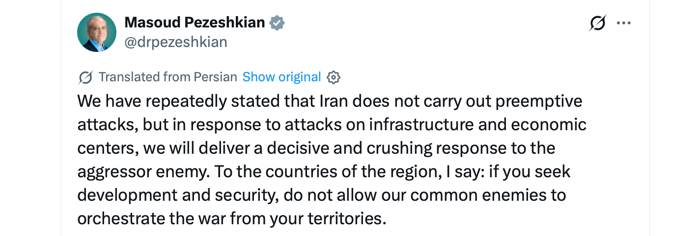 Iran Signals Diplomatic Opening on US-Israel War With Strict Non-Negotiable Conditions Iran Signals Diplomatic Opening on US-Israel War With Strict Non-Negotiable Conditions