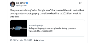Google's Quantum Advances Bring Bitcoin Security Debate Into Focus Google's Quantum Advances Bring Bitcoin Security Debate Into Focus