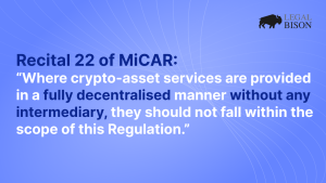 'We Are DeFi, so MiCA Does Not Apply to Us.' Sorry, but EBA and ESMA Have a Different Point of View 'We Are DeFi, so MiCA Does Not Apply to Us.' Sorry, but EBA and ESMA Have a Different Point of View