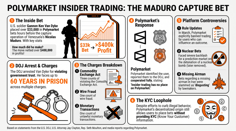 US DOJ Arrests Commando Involved In Maduro's Removal Operation Over Insider Trading US DOJ Arrests Commando Involved In Maduro's Removal Operation Over Insider Trading