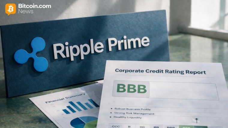 Ripple Prime Secures Investment-Grade Credit Rating Backed by $39B Assets