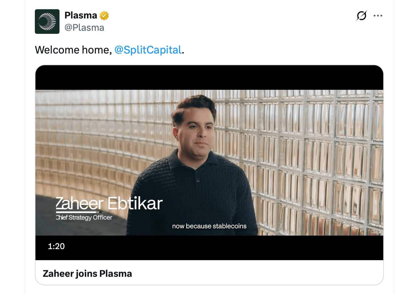 Crypto Hedge Fund Split Capital Winds Down After 100% Returns; Ebtikar Moves to Plasma