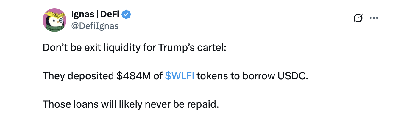 World Liberty Financial Borrows Millions on Dolomite, Defends WLFI Collateral