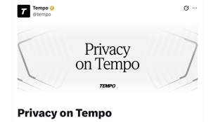 Tempo Launches Private Stablecoin Zones for Enterprise Payroll and Treasury Settlements Tempo Launches Private Stablecoin Zones for Enterprise Payroll and Treasury Settlements