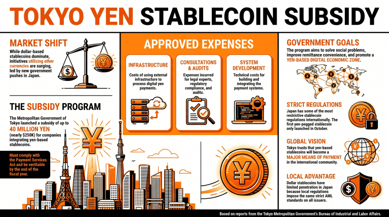 Tokyo Offers Subsidies to Companies Promoting Digital Yen Usage Tokyo Offers Subsidies to Companies Promoting Digital Yen Usage