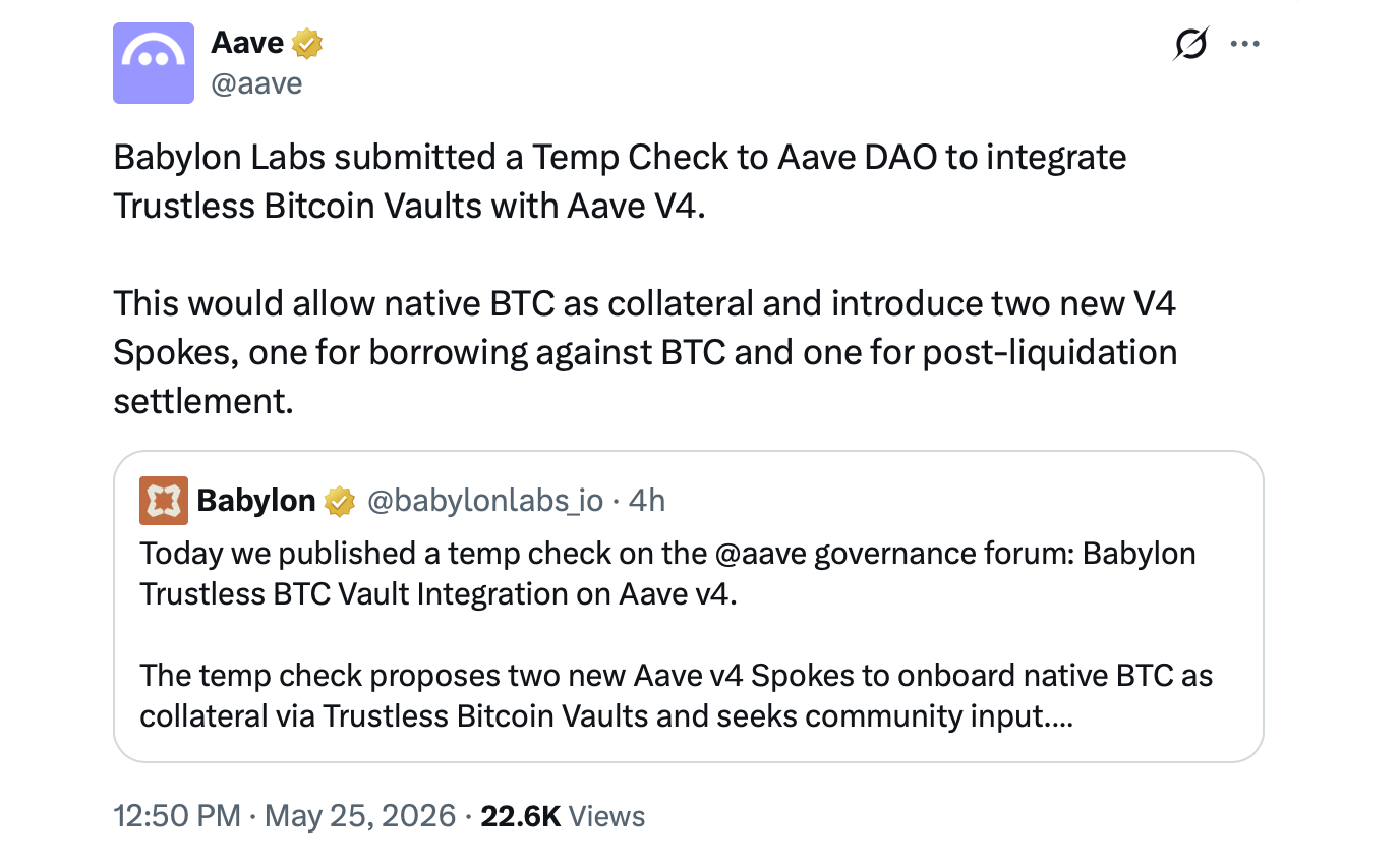 Aave DAO Faces Vote 