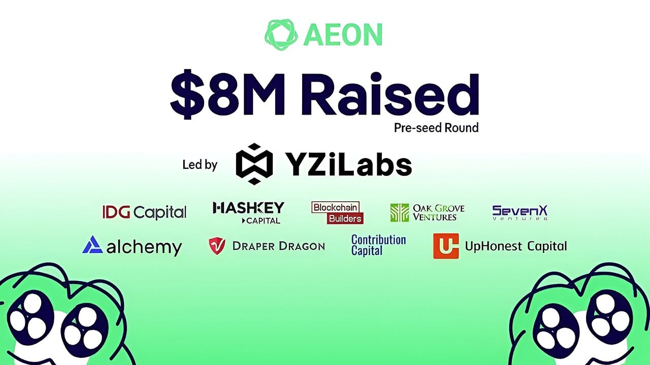 AEON Raises M Led by YZi Labs to Build the Settlement Layer for Agentic Economy