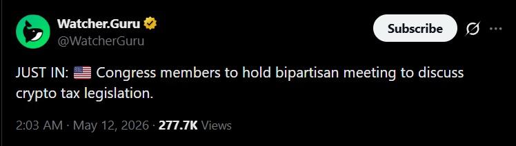 Congress Members to Hold Bipartisan Crypto Tax Meeting May 14 Congress Members to Hold Bipartisan Crypto Tax Meeting May 14