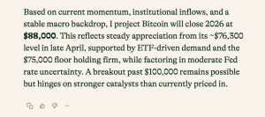 Grok, ChatGPT, Claude — 11 AI Models Project Bitcoin Hits $84K to $118K by End of 2026 Grok, ChatGPT, Claude — 11 AI Models Project Bitcoin Hits $84K to $118K by End of 2026