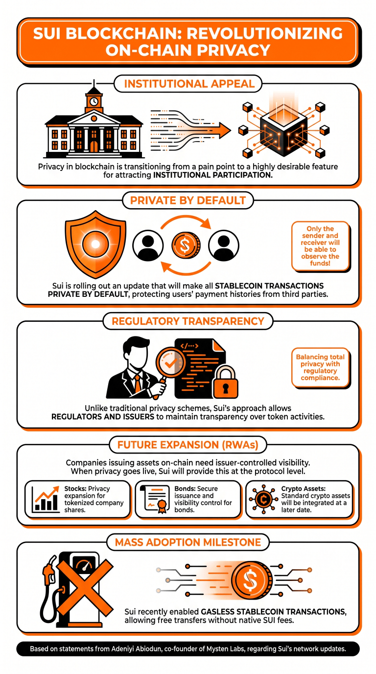 Infographic Explaining Sui's Privacy Approach
