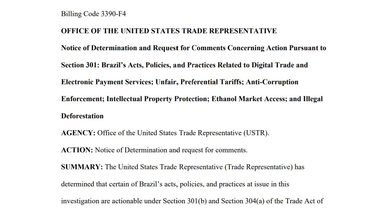 US Targets Brazil’s Pix: Trade Report Claims Instant Payment System Restricts American Commerce