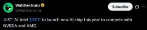 Intel Targets Nvidia and AMD With New AI Chip Intel Targets Nvidia and AMD With New AI Chip