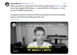 La valeur 40x Claude Max montre pourquoi les codeurs de crypto lourds obtiennent une offre rare Article de Laura Shin X.