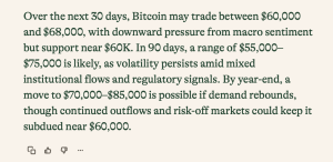 14 AI Models Including Claude, ChatGPT and Grok Predict Bitcoin’s Price Outlook PI AI screenshot.