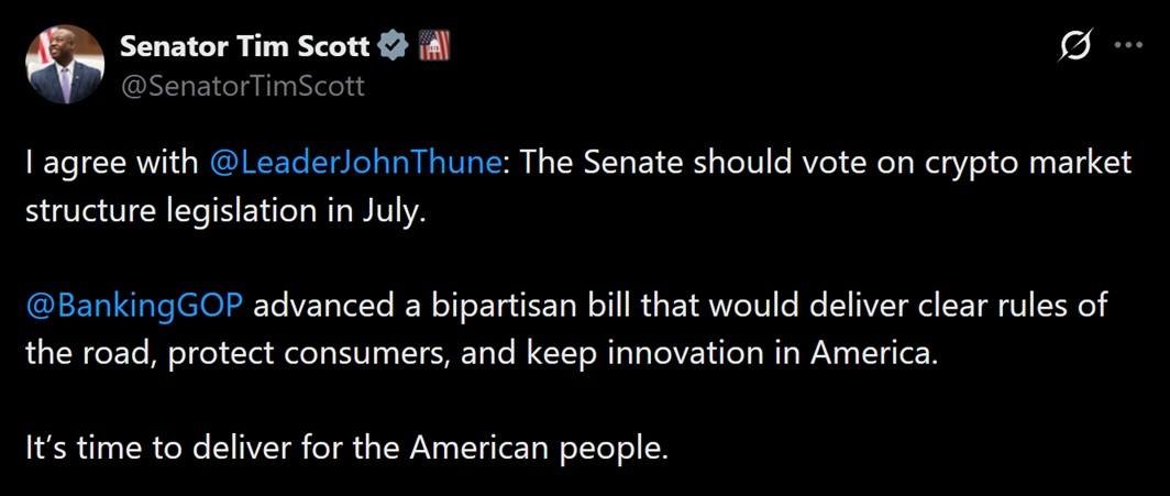 Senate Leaders Race to Pass CLARITY Act in July as Lummis Touts Consumer Safeguards Senate Leaders Race to Pass CLARITY Act in July as Lummis Touts Consumer Safeguards