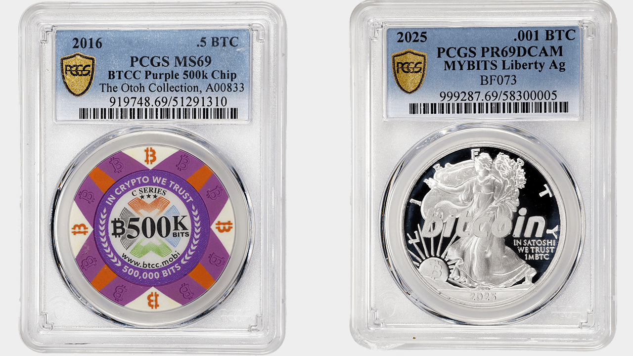 Pieces from the Stack's Bowers crypto collection. 