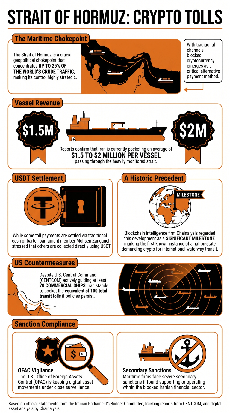 Infographic on Iran's Crypto Toll Booth