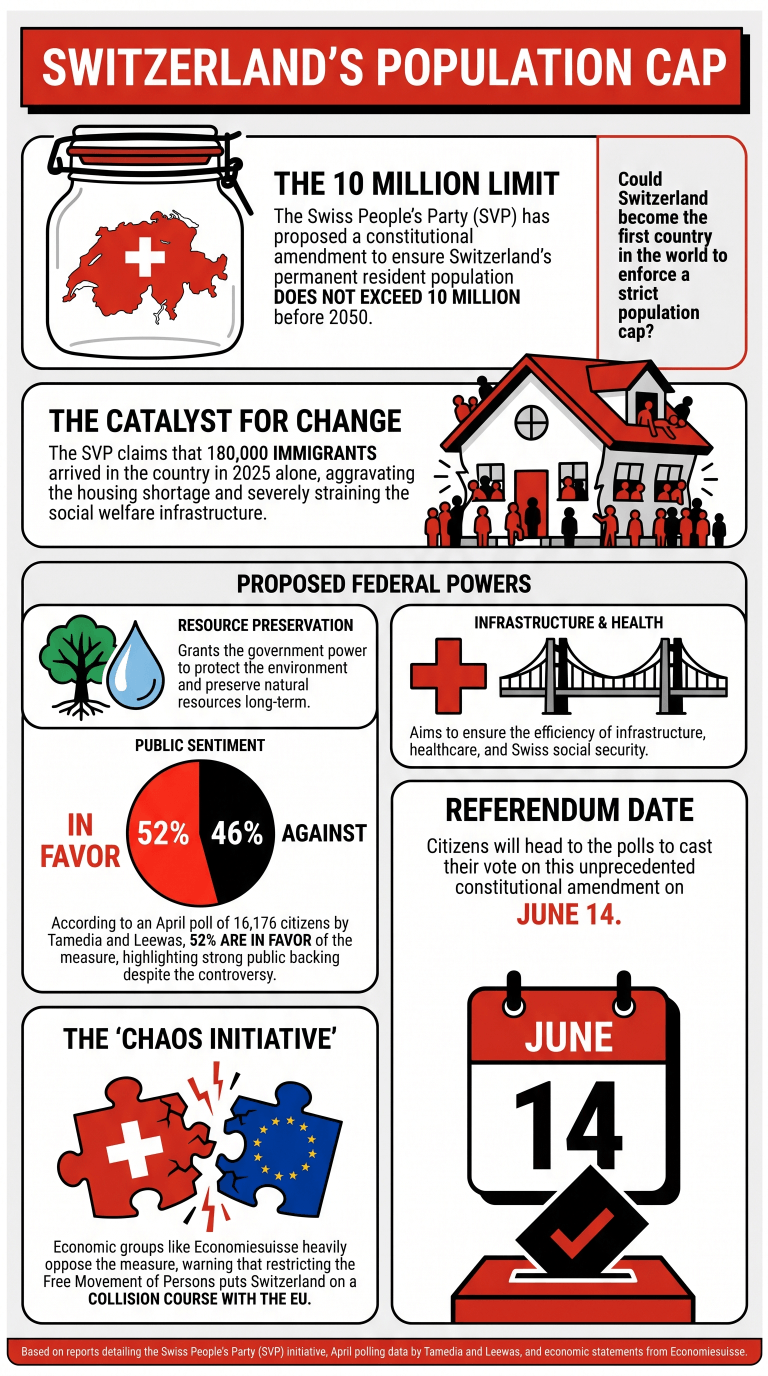 Infographic describing Switzerland's Population Cap Proposal
