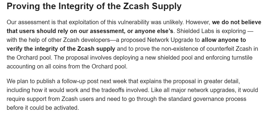 Zcash Patches Critical Bug Enabling Unlimited Counterfeit ZEC Minting as Prices Crashes 41% Zcash Patches Critical Bug Enabling Unlimited Counterfeit ZEC Minting as Prices Crashes 41%