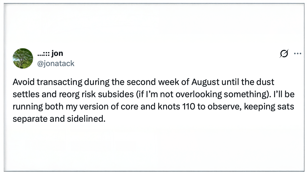 Bitcoin Core Developer Warns Users to Pause BTC Transfers When BIP-110 Deadline Nears