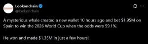 Drake Loses $1.5 Million Bet as Spain Beats Argentina in World Cup Final Drake Loses $1.5 Million Bet as Spain Beats Argentina in World Cup Final