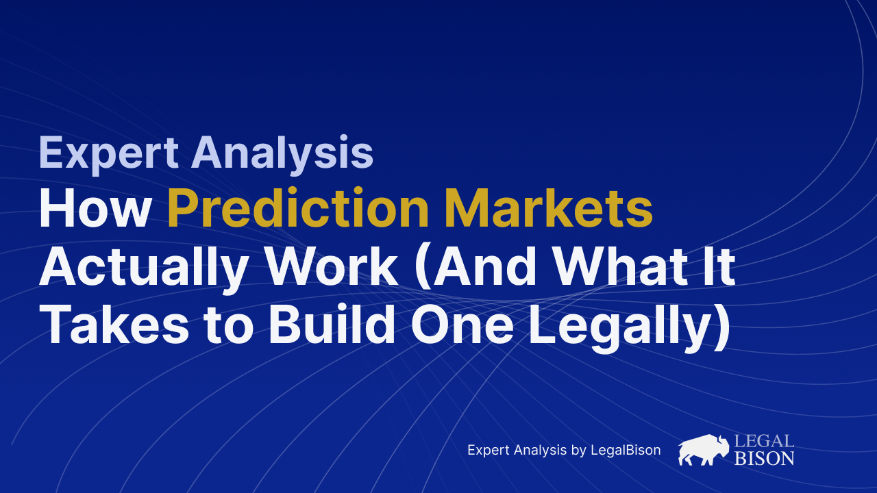 How Prediction Markets Actually Work (And What It Takes to Build One Legally)