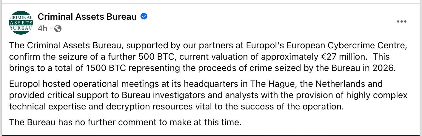 CAB social media post on Facebook. 