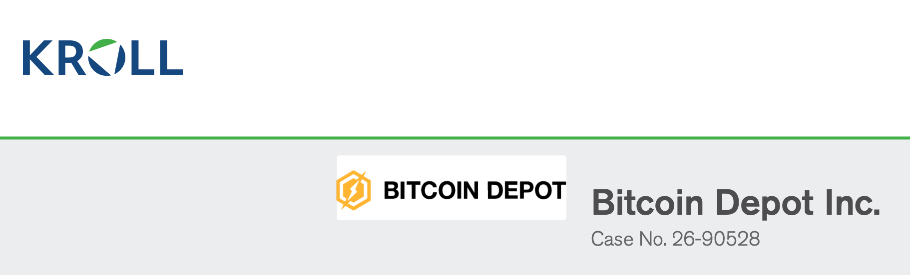 Coinatmradar Data Shows Global Crypto ATMs Crash From 38,708 Down to 27,945 Machines Kroll Bankruptcy Screenshot from the Bitcoin Depot Case.